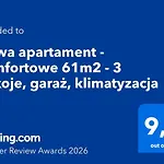 Nowa - Komfortowe 61m2 - 3 Pokoje, Garaz, Klimatyzacja